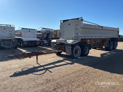 2008 26 ft Quad/A Aluminum End Dump Trailer