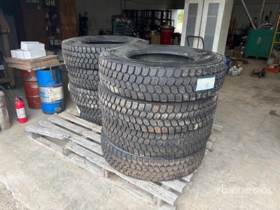 Quantity of (8) Michelin 11R24.5 Tires (Unused)