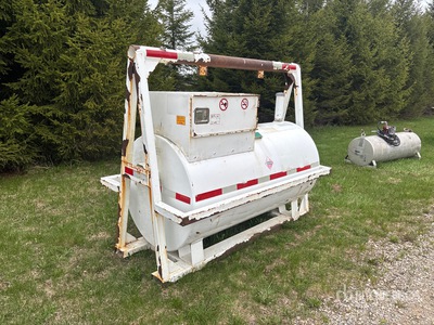 1350 L Skid Mounted Steel Fuel Tank