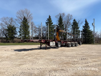 2020 Deloupe 51 ft 5-Axle Self-Loading Remolque de troncos