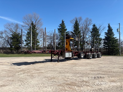 2014 Deloupe 51 ft Quad/A Self-Loading Remolque de troncos