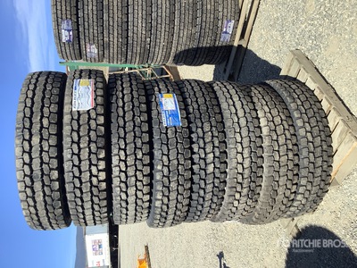 Quantity of (8) Roadlux 11R/22.5 Tires