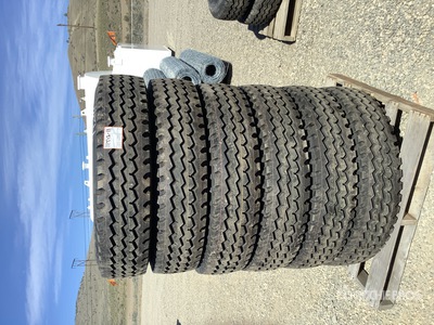 Quantity of (6) Hawkway 11R/24.5 Tires
