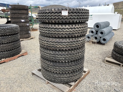 Quantity of (6) Hawkway 11R24.5 Tires (Unused)