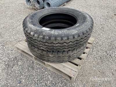 Quantity of (2) Fargo 11R24.5 Tires (Unused)