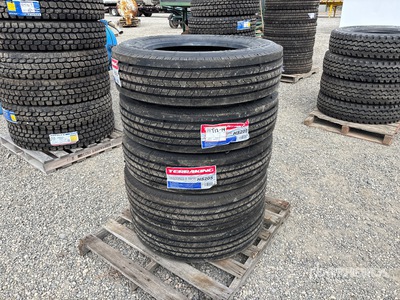 Quantity of (5) Terraking 225/70R22.5 Tires (Unused)