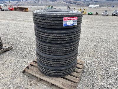 Quantity of (5) Terraking 255/70R22.5 Tires (Unused)