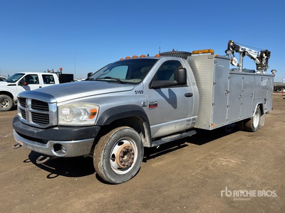 2009 Dodge Ram 5500 SLT 4x4 Service Truck (Inoperable)