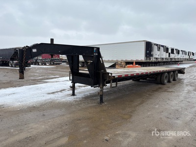 2020 ABU 36 ft Tri/A Gooseneck Remolque Portamaquinaria