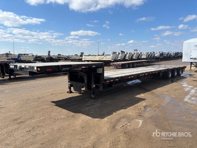 2022 Manac 14352A000 Tri/A 53 ft - 74 ft Extendable Single Drop Plataforma Rebajada