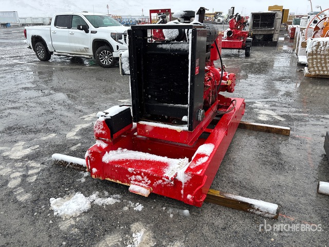 2005 Gorman-Rupp PA6C60-4045D Skid-Mounted Water Pump