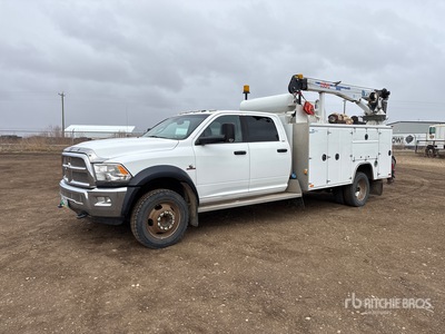 2013 Ram 5500 SLT 4x4 Crew Cab Service Truck