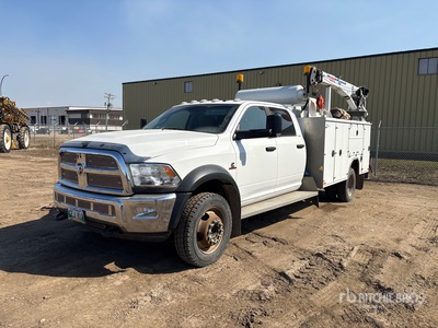 2013 Ram 5500 SLT 4x4 Crew Cab Service Truck