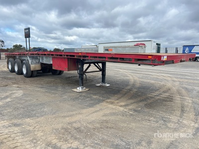 Custom Built 12.6 m Tri/A Flatbed Trailer