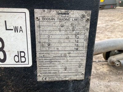 2018 Doosan 7/26E Mobile Air Compressor