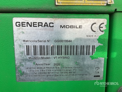 2020 Generac VT-HYHBRID Light Tower