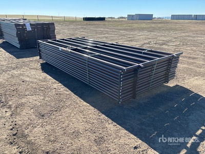 Quantity of (12) 2026 BYT HDALYPNL12 5 ft 10 in x 12 ft Alley Panel Panel para ganado (Unused)