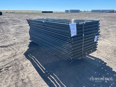 Quantity of (24) 2026 BYT RG10 10 ft x 4 ft Steel Ranch Puerta de ganado (Unused)