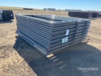 Quantity of (16) 2026 BYT FRMGTE96 9 ft 6 in x 7 ft 10 in Steel Heavy Duty Magnum Ranch Frame Puerta de ganado (Unused)