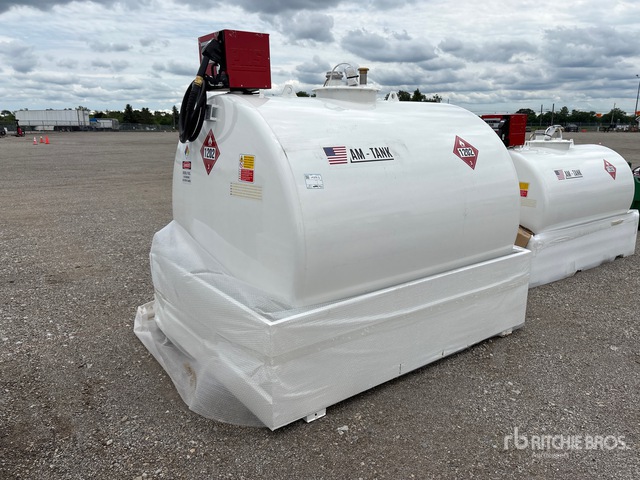 2026 AM Tank AM-TANK 1000 DIESEL 1000 gal Skid Mounted Steel Storage Fuel Tank (Unused)