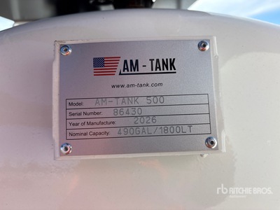 2026 AM Tank AM-TANK 500 DIESEL 555 gal Skid Mounted Steel Storage Fuel Tank (Unused)