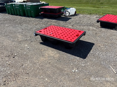 2026 AM Tank Skid Mounted Poly 32 gal Spill Containment Tank (Unused)