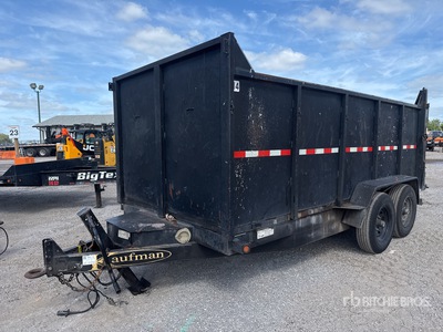 2021 Kaufman 14 ft 2 in T/A مقطورة تفريغ خفيفة