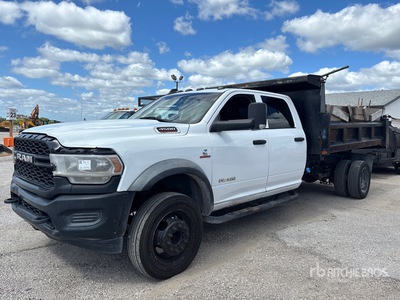2019 Ram 4500HD 4x2 Crew Cab Flatbed Dump Truck