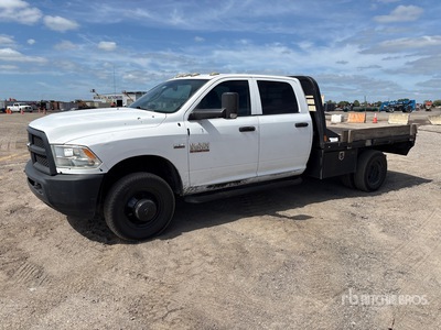 2018 Ram 3500 4x2 Crew Cab Flatbed Truck