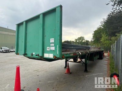 2015 Clarktrail CFBT2015 22400 lb 47 ft T/A Remolque caja abierta