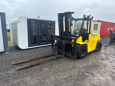 2007 Hyster H155XL 13350 lb Cushion Tire 21240 lb Pneumatic Tire Forklift Forklift