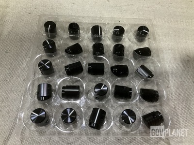 (300) APEM 42006-1B 1/8 Knobs