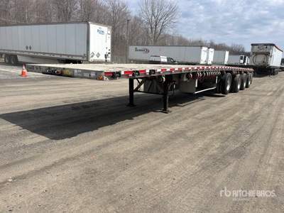 2014 Reitnouer Big Bubba 53 ft Quad/A Flatbed Trailer