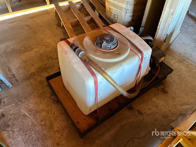 30 gal Skid Mounted Poly Tank