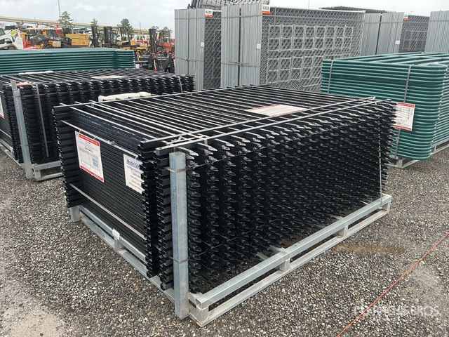 Quantity of (32) 2026 SUNTOP S0608-32 8 ft x 6 ft Powder Coated Wrought Iron Fencing (Unused)