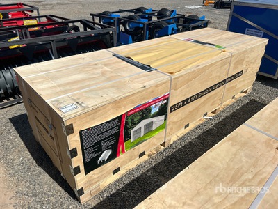 2026 SUNTOP S2541 Double Garage Metal Storage Building (Unused)