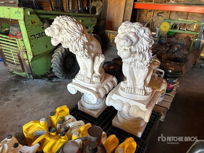 Quantity of (2) Statues