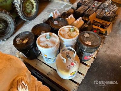 Quantity of Propane Tank, ATF, Antifreeze, 10W-30 Lubricant