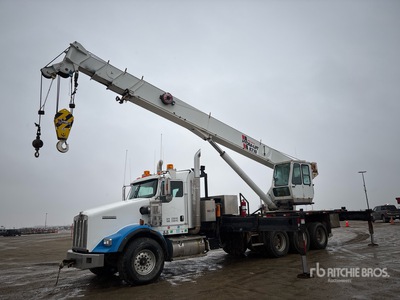 Weldco Hydra-Lift 8210 Straight Boom on 2008 Kenworth T800 8x4 Camion à Fèche