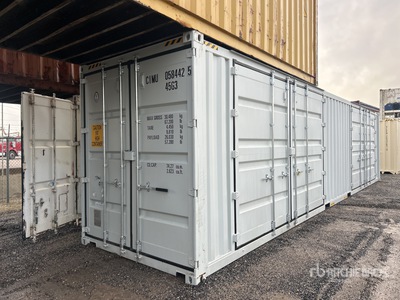 2026 40 ft High Cube Multi-Door Storage Container