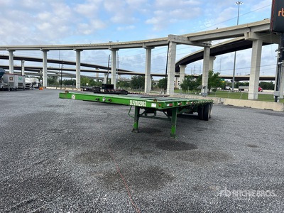 2023 De Lucio 40 ft T/A Flatbed Trailer