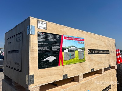 2026 SUNTOP S3640 36 ft x 40 ft Container Shelter (Unused)