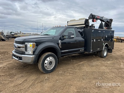 2018 Ford F-550 XLT 4x4 Extended Cab Service Truck