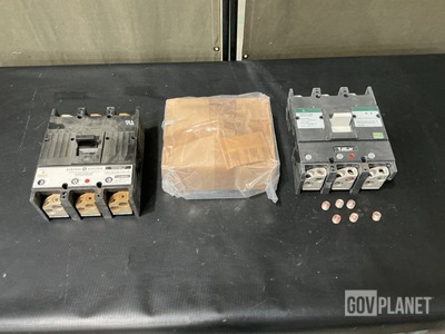 (3) GE TJC36600H Motor Circuit Breakers