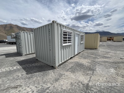2025 20 ft x 8 ft Skid-Mounted Mobile Office (Unused)