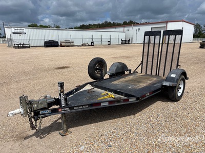 2018 MMDI 8 ft S/A Equipment Trailer