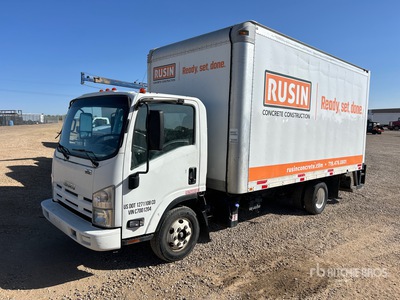2012 Isuzu NPR 4x2 Van Truck (Inoperable)