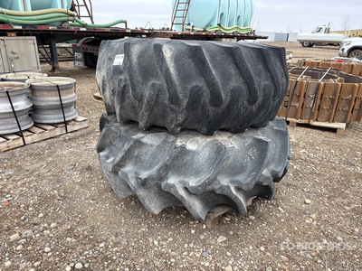 Quantity of (2) 23.1-26 Tires - Fits Wheel Loader