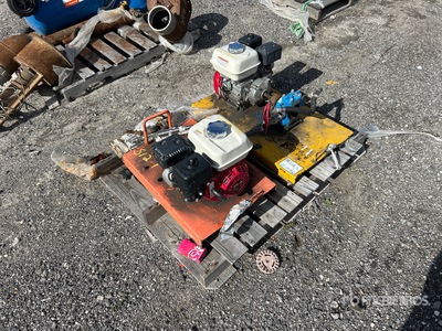 Quantity of (2) Honda Engines w/ Hydro Pump & Coupler Assemblies