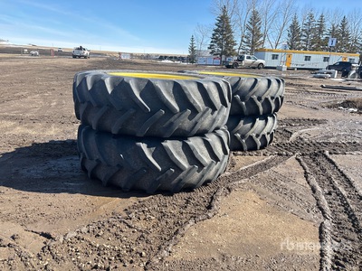 Quantity of (4) Goodyear DT820 620/70R46 Tyres - Fits John Deere 4930 , 4940 Sprayers